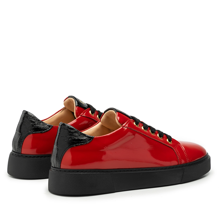 Sneakersy R.Polański 2096 - Czerwony Naplak