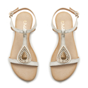 Sandały R.Polański 1023 - Złoty Przecierany
