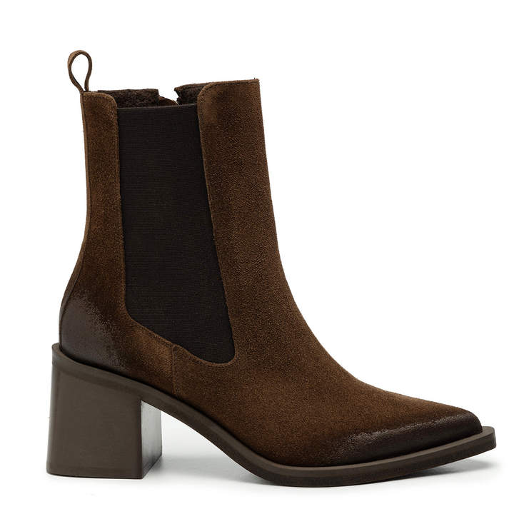 Botki R.Polański 2034/K - Rust Zamsz