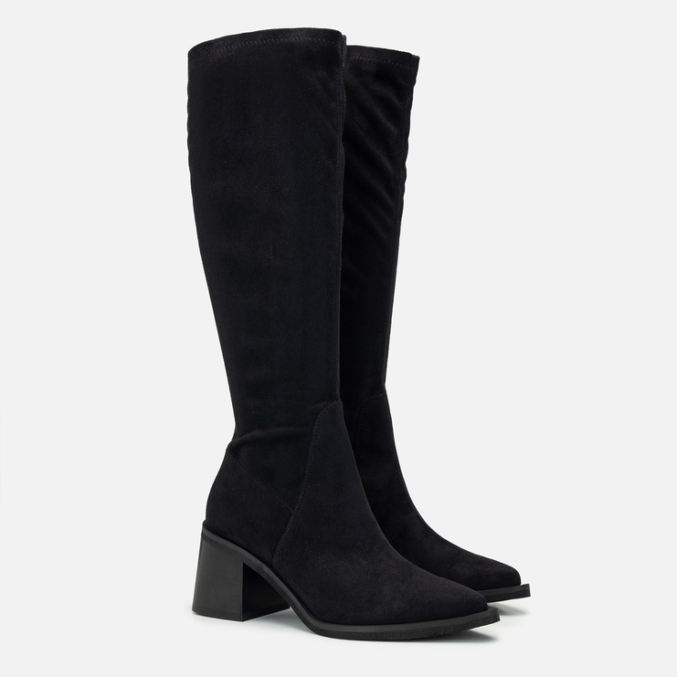 Kozaki R.Polański 2033 - Czarny Zamsz