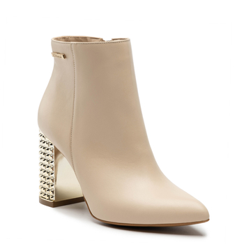 Botki R.Polański 895/A - Beżowy Lico