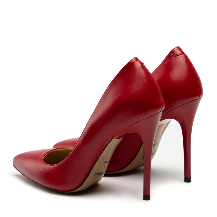 Czółenka R.Polański A001 - Czerwony Lico