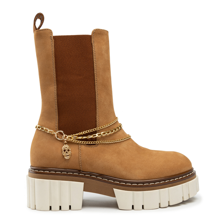 Botki R.Polański 1337 - Camel Nubuk