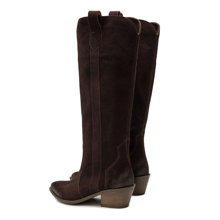 Kozaki R.Polański 2032 - Chocolate 119 Zamsz