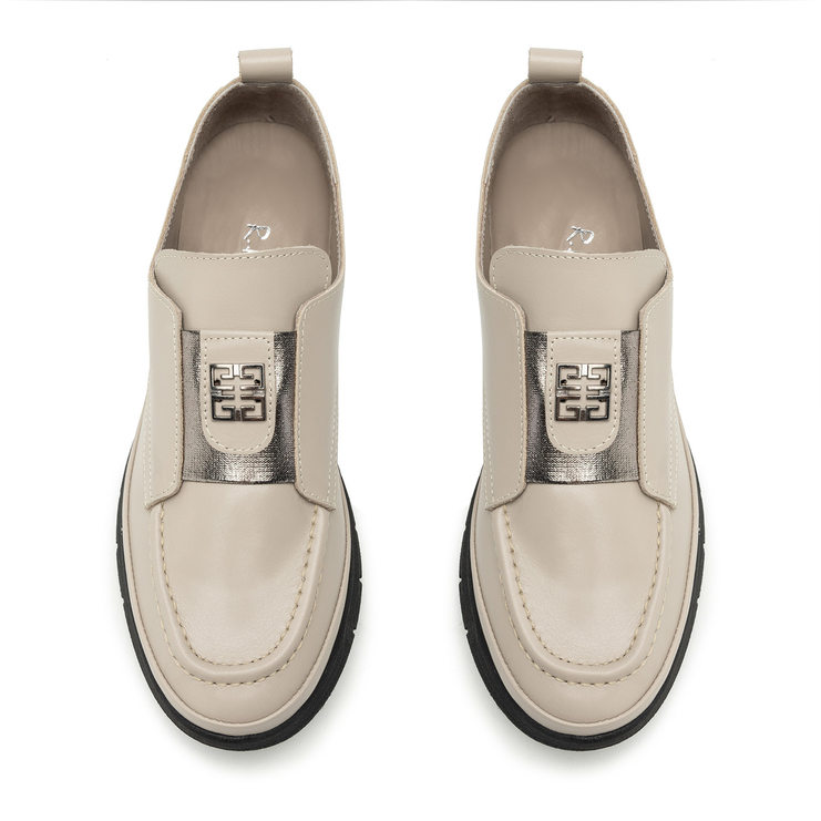 Półbuty R.Polański 2086 - Beżowy Lico