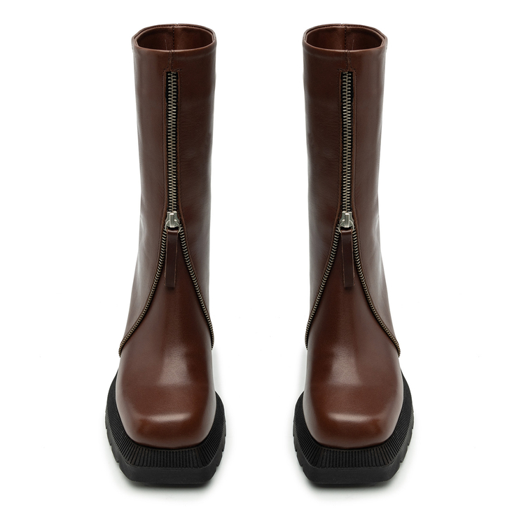 Botki R.Polański 2046 - Brązowy Lico