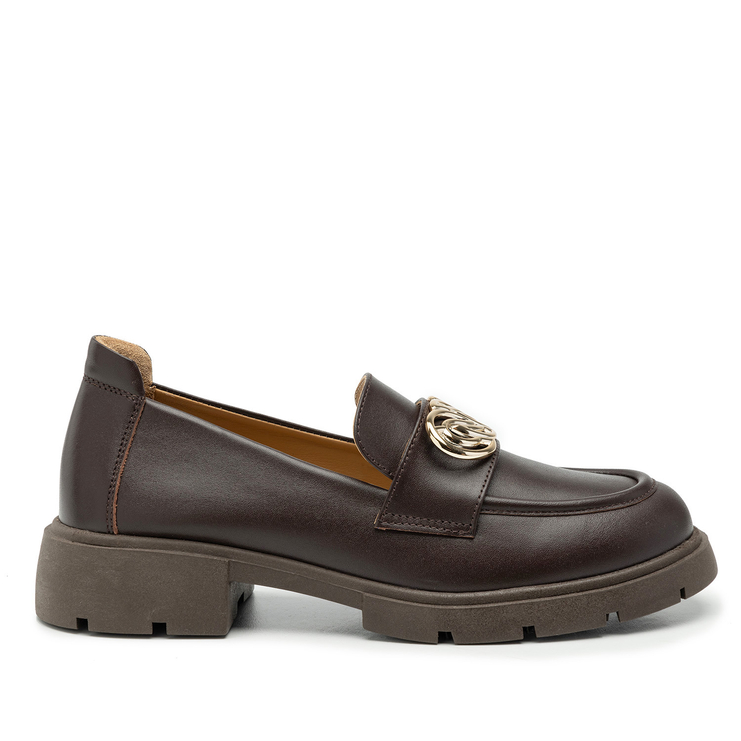 Oxfordy R.Polański 2079 - Brązowy Lico