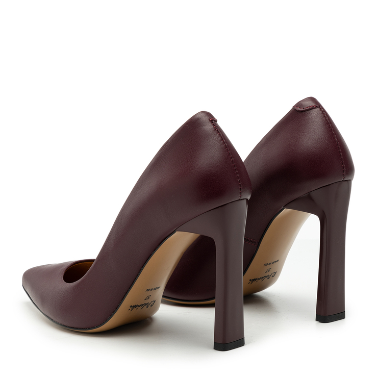 Szpilki R.Polański 1914 - Bordowy Lico