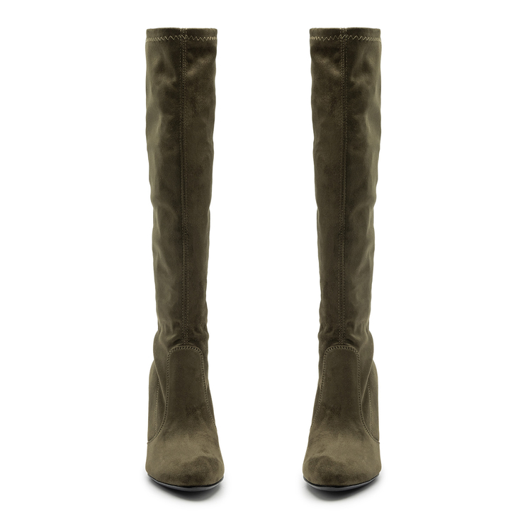 Kozaki R.Polański 761/K - Zielony Zamsz