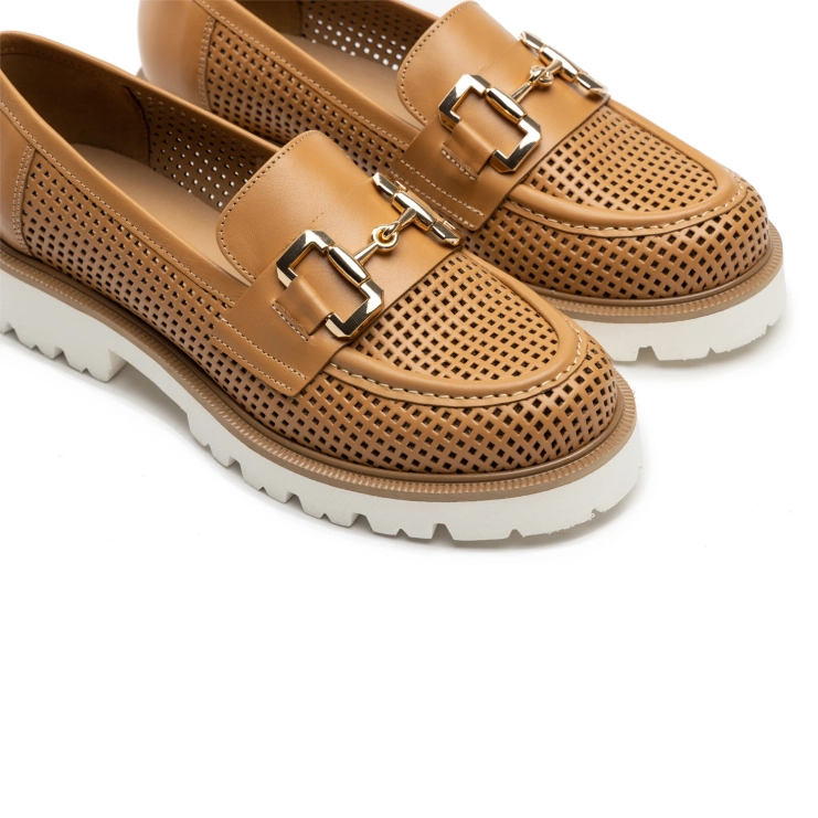 Półbuty R.Polański 1605 - Camel Lico