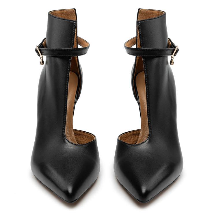 Sandały R.Polański 1701 - Czarny Lico