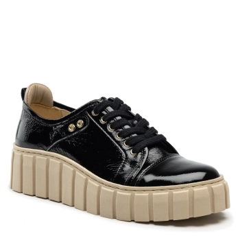 Sneakersy R.Polański 1600 - Czarny Naplak