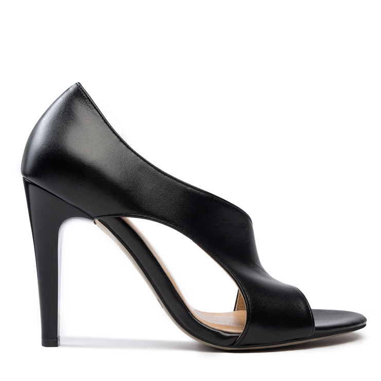 Czółenka 720/N - Czarny Lico