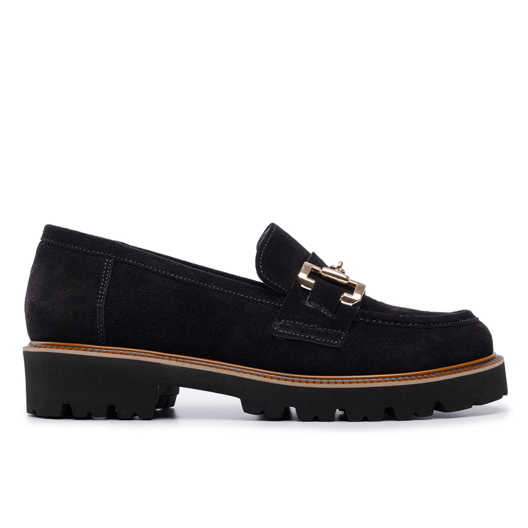 Półbuty R.Polański 1602 - Czarny Zamsz