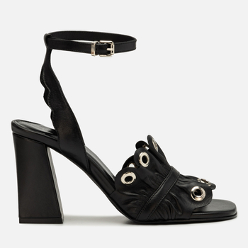 Sandały R.Polański 2174 - Czarny Lico