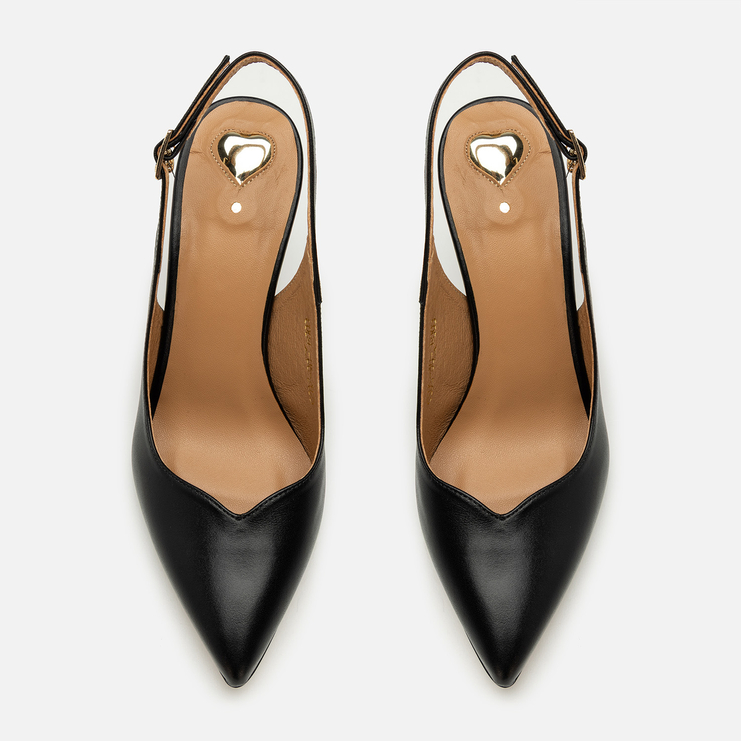 Sandały R.Polański 1014 - Czarny Lico