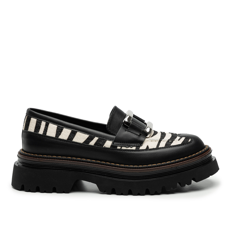 Półbuty R.Polański 2006 - Czarny Lico/Zebra