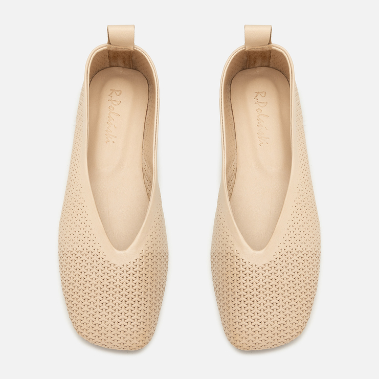 Baleriny R.Polański 2192 - Beżowy Lico