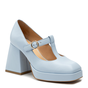 Czółenka R.Polański 1455 - Błękitny Polina 584 Lico