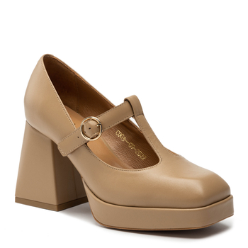 Czółenka R.Polański 1455 - Camel Lico