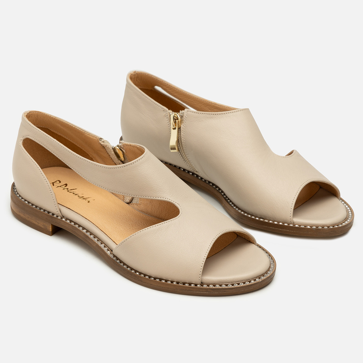 Sandały R.Polański 1733 - Beżowy Icar Lico