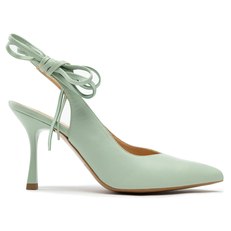 Sandały R.Polański 1421 - Zielony Polina 586 Lico