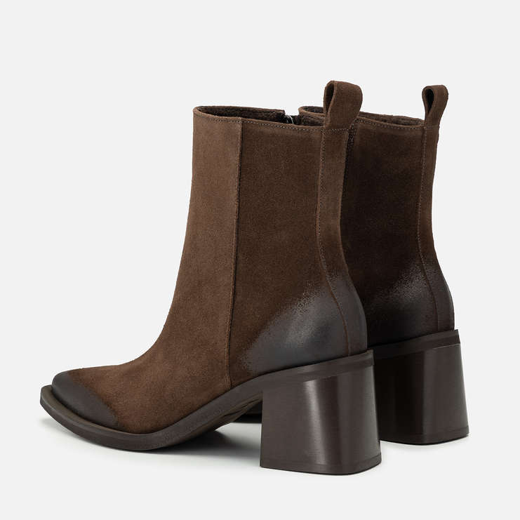 Botki R.Polański 2170/K - Rust Zamsz