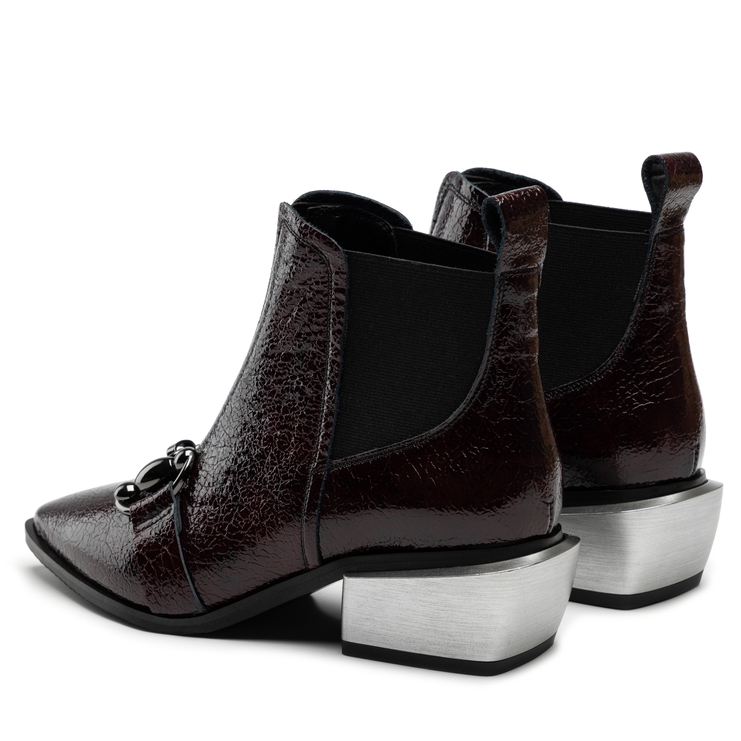 Botki R.Polański 1544 - Bordowy Naplak