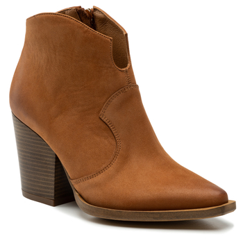 Botki R.Polański 1026 - Rudy 36 Nubuk