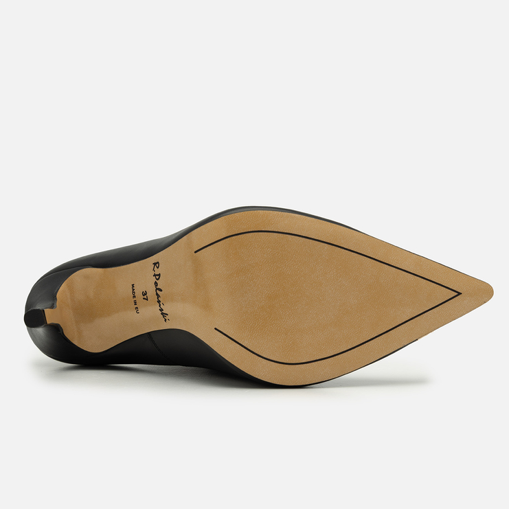 Szpilki R.Polański 2258 - Czarny Lico