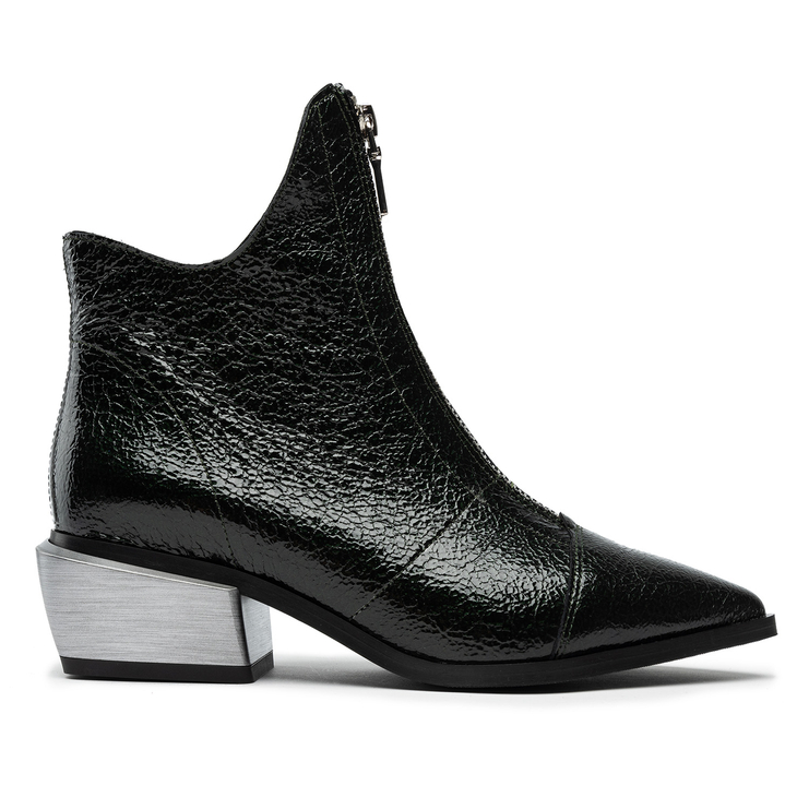 Botki R.Polański 1575 - Ciemny Zielony Naplak