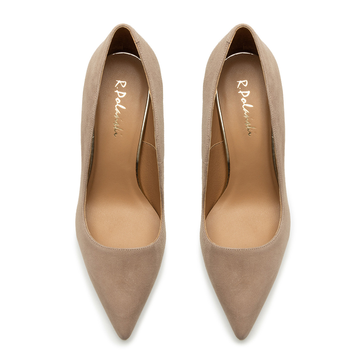 Czółenka R.Polański 1809 - Cappuccino Zamsz