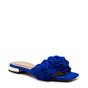 Klapki R.Polański 1281 - Chaber Zamsz