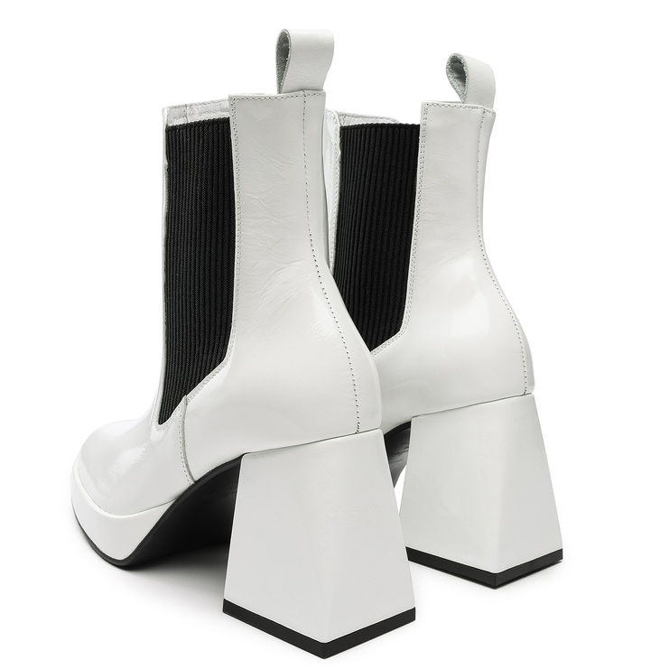 Botki 1353 - Biały Naplak