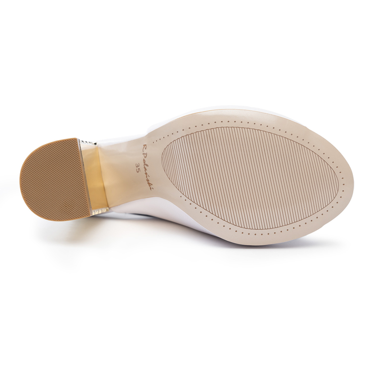 Klapki 936 - Biały Lico