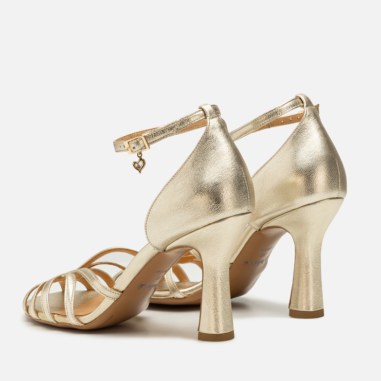 Sandały R.Polański 1812 - Złoty Lico