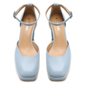 Sandały R.Polański 1454 - Błękitny Polina 584 Lico