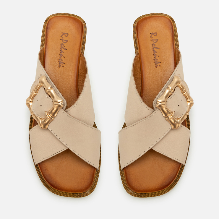 Klapki R.Polański 2152 - Ekri Lico