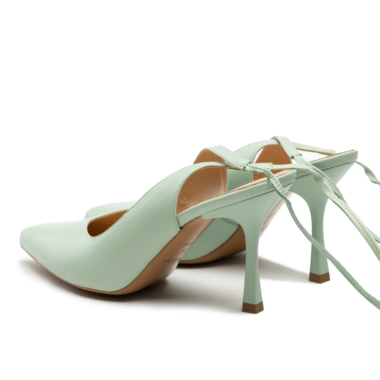 Sandały R.Polański 1421 - Zielony Polina 586 Lico