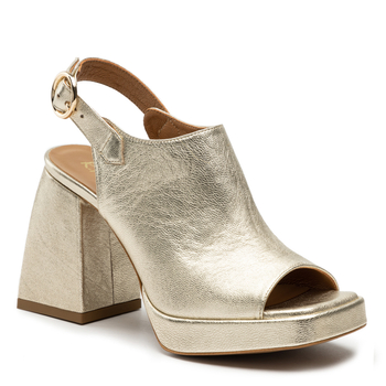 Sandały R.Polański 1496 - Złoty Lico