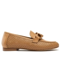 Mokasyny R.Polański 1604 - Camel Lico