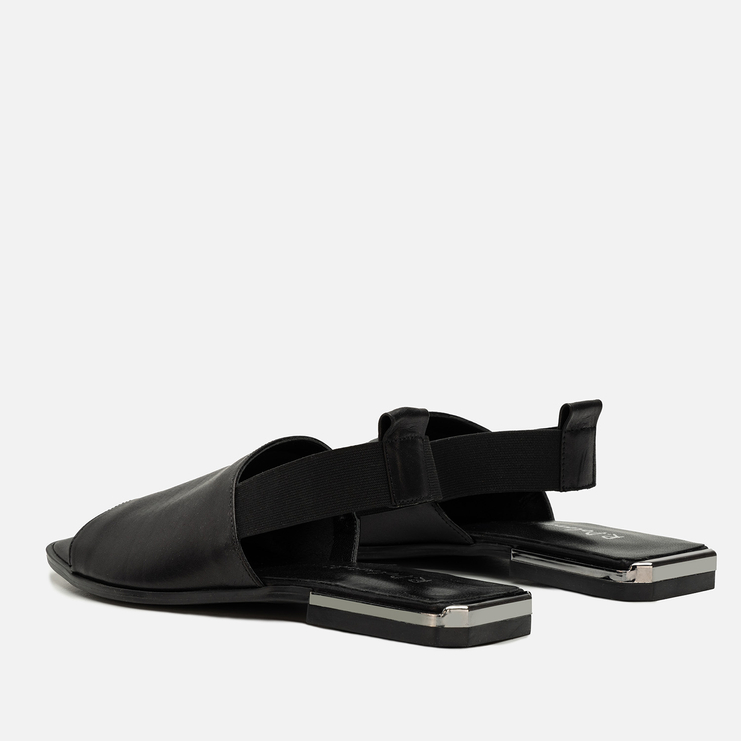 Sandały R.Polański 2165 - Czarny Lico