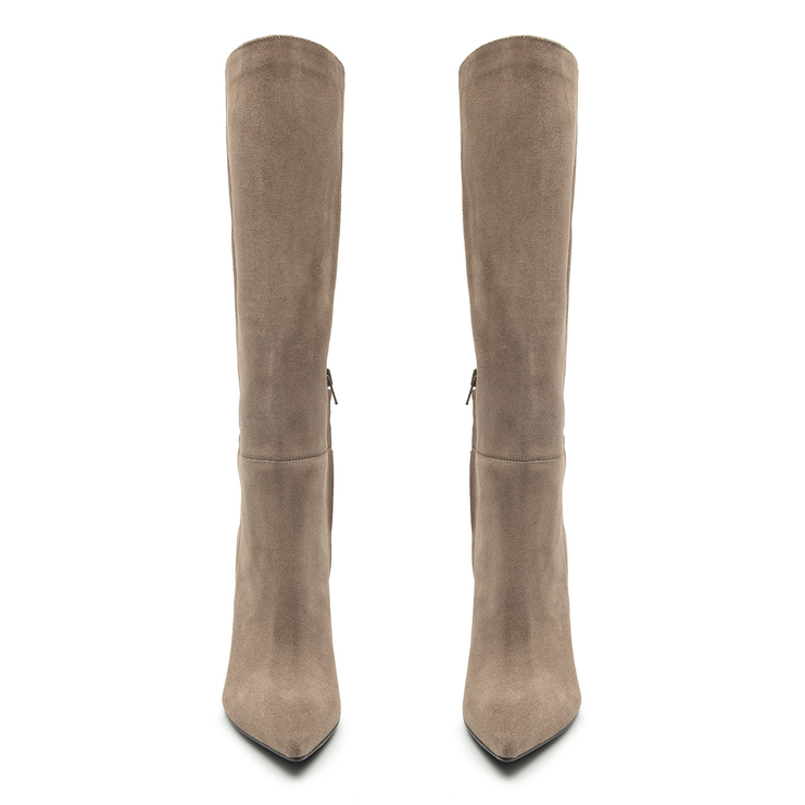 Kozaki R.Polański 1717 - Brązowy 258 Zamsz