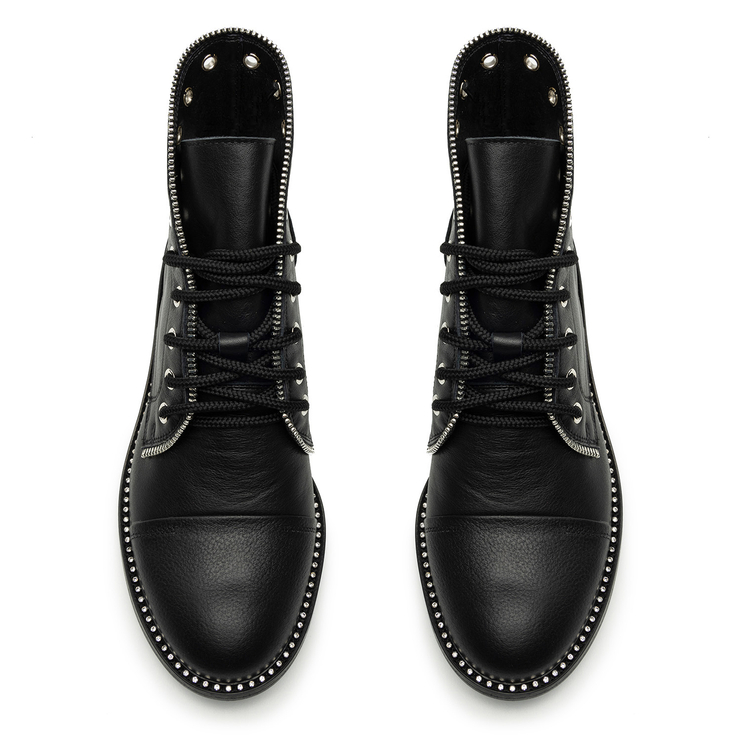 Botki R.Polański 1686 - Czarny Lico/Czarny Dollaro