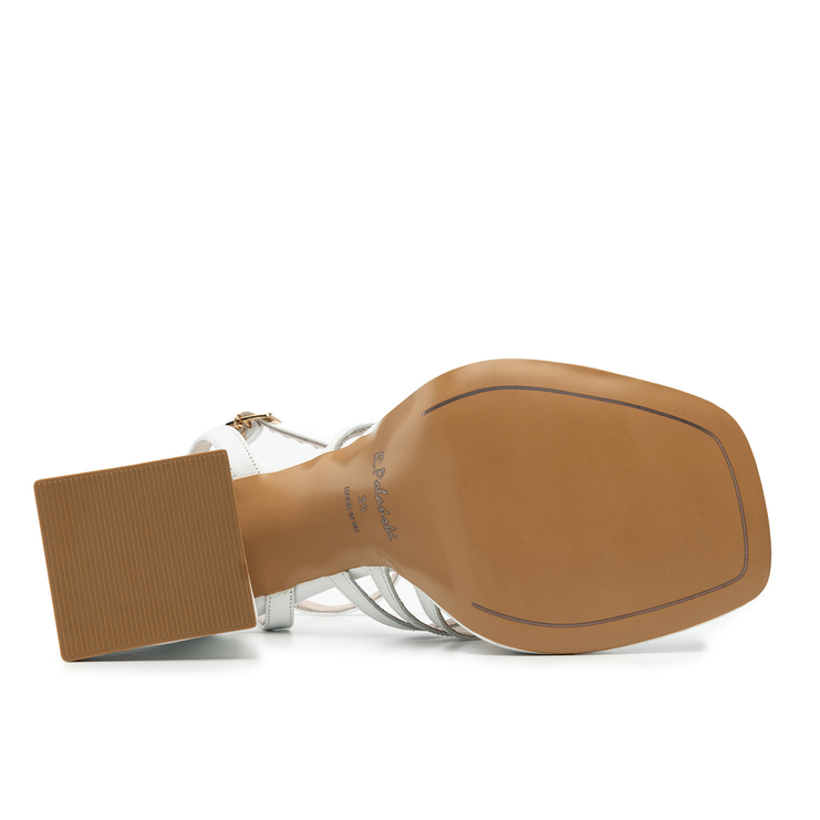 Sandały R.Polański 1457 - Biały Polina Lico