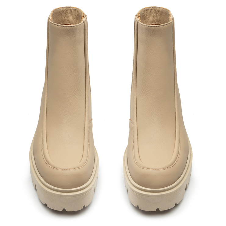 Botki R.Polański 1509 - Beżowy Lico