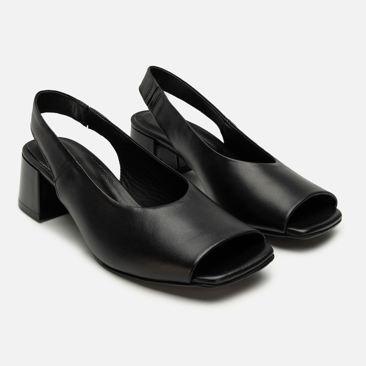 Sandały R.Polański 2179 - Czarny Lico