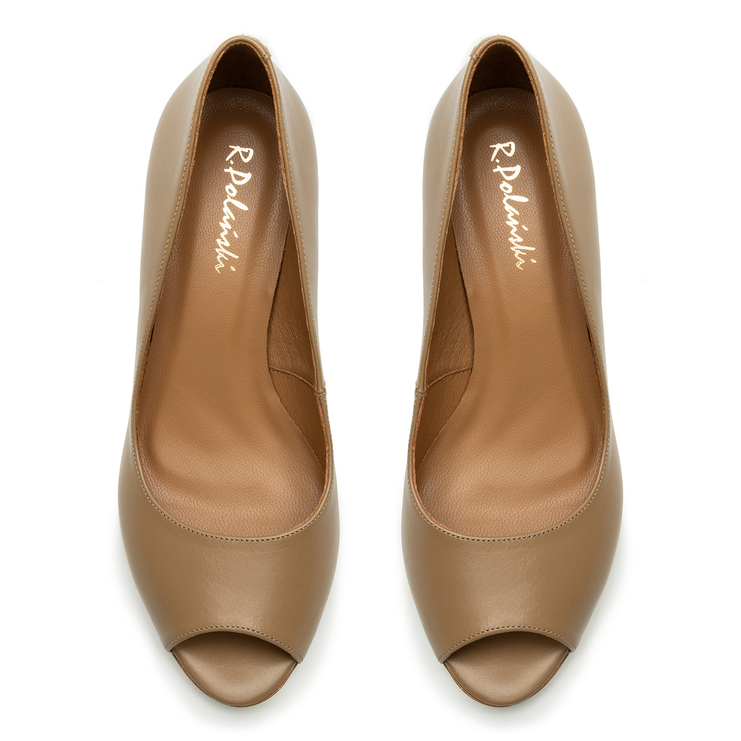 Czółenka R.Polański 1140 - Camel Lico