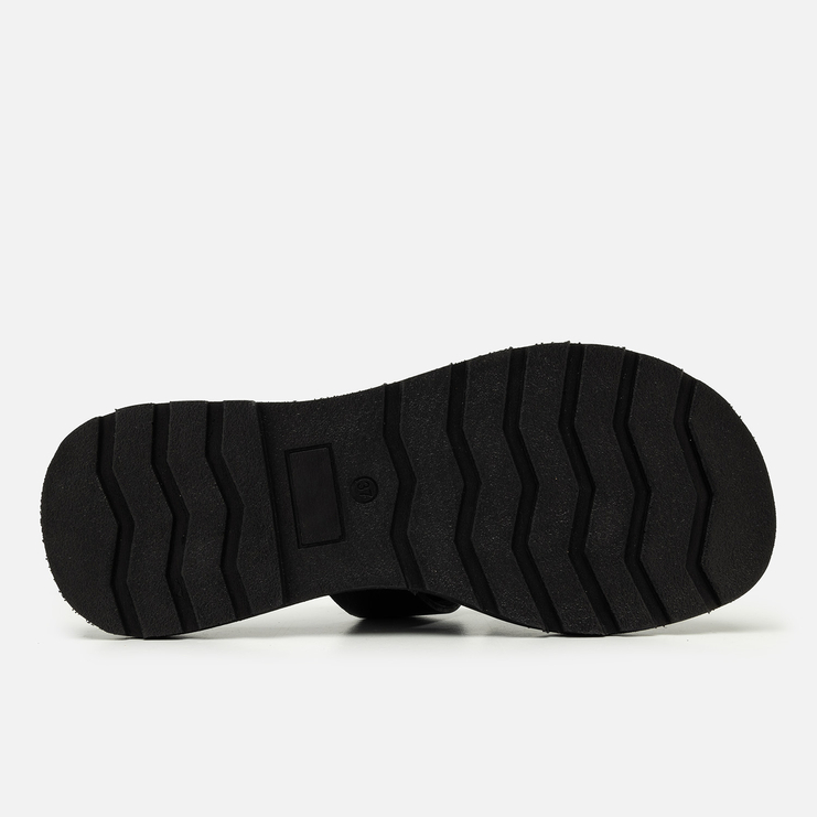 Klapki R.Polański 2128 - Czarny Lico