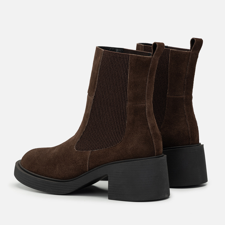 Botki R.Polański 2250 - Brązowy Zamsz